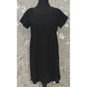 SoieRose SR1182 Black 100% Cotton Victorian Nightgown